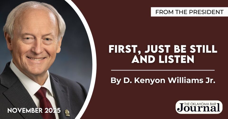 From The President 1