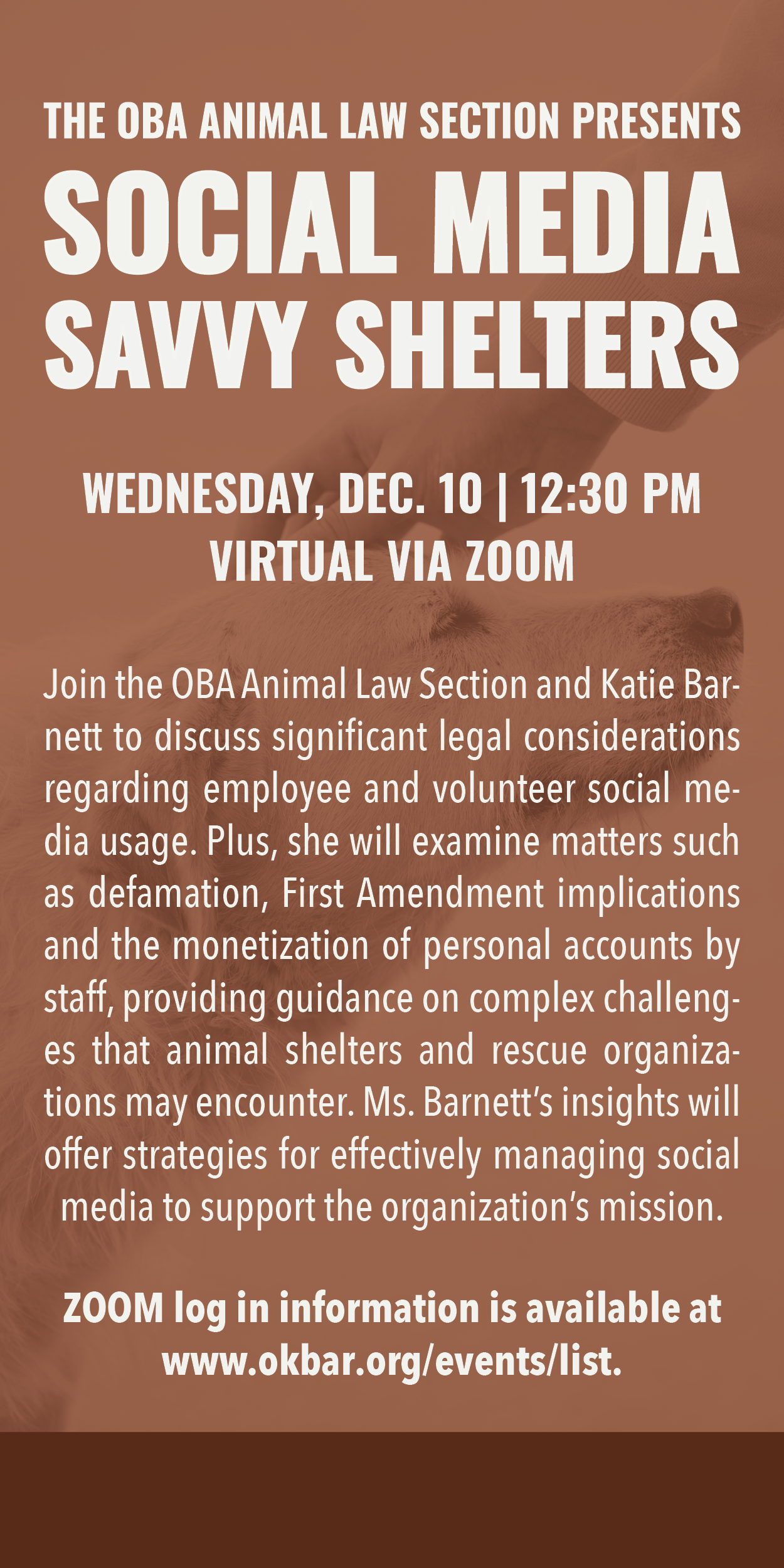 2025 Nov. Animal Social Media Savvy Shelters Half Page