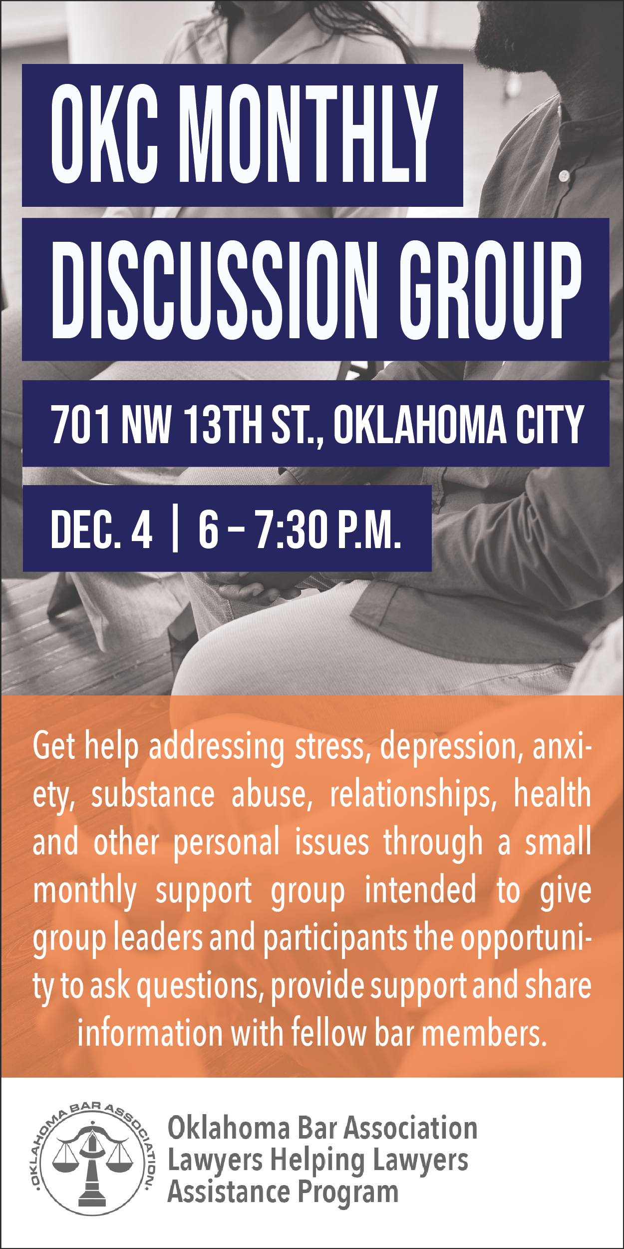 Dec. LHL Monthly Discussion Group OKC