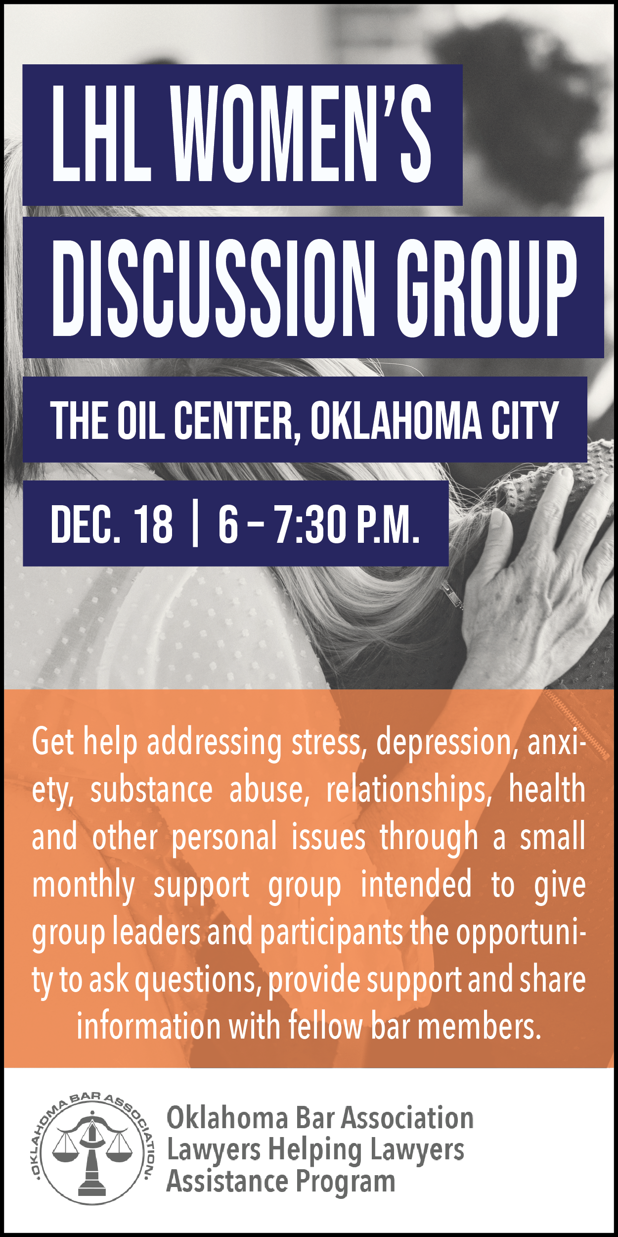 Dec. LHL Monthly Discussion Group Women's